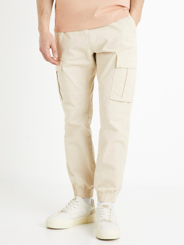 Celio Docar Pantaloni Alb