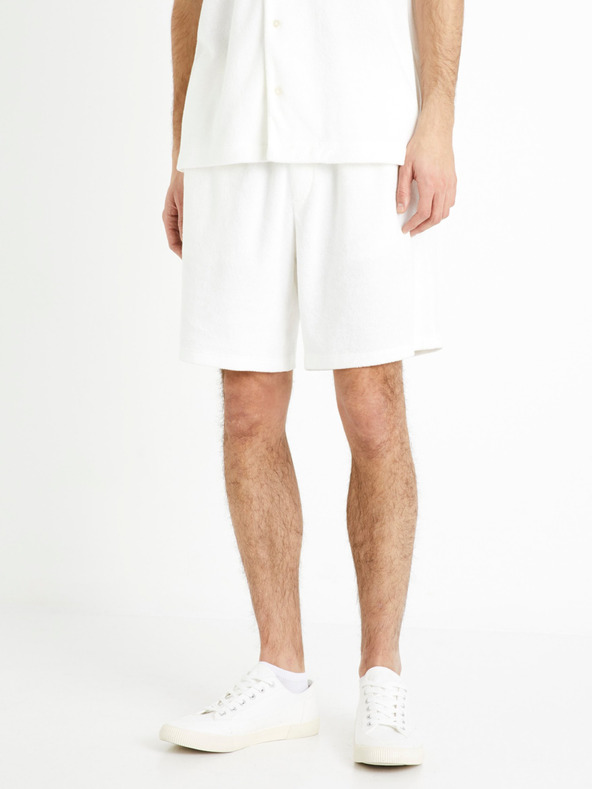 Celio Pantaloni scurți Alb