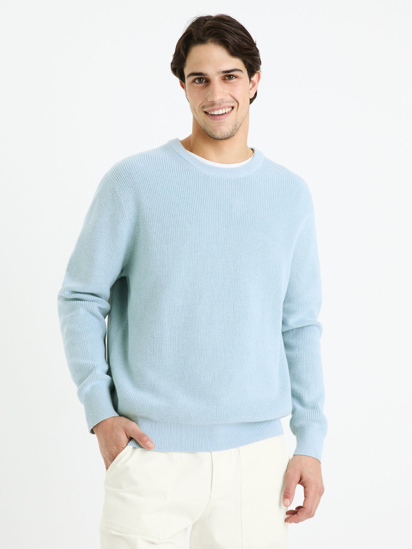 Celio Gexter Pulover Albastru