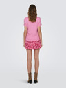 ONLY Tricou roz pentru femei ONLY Kita