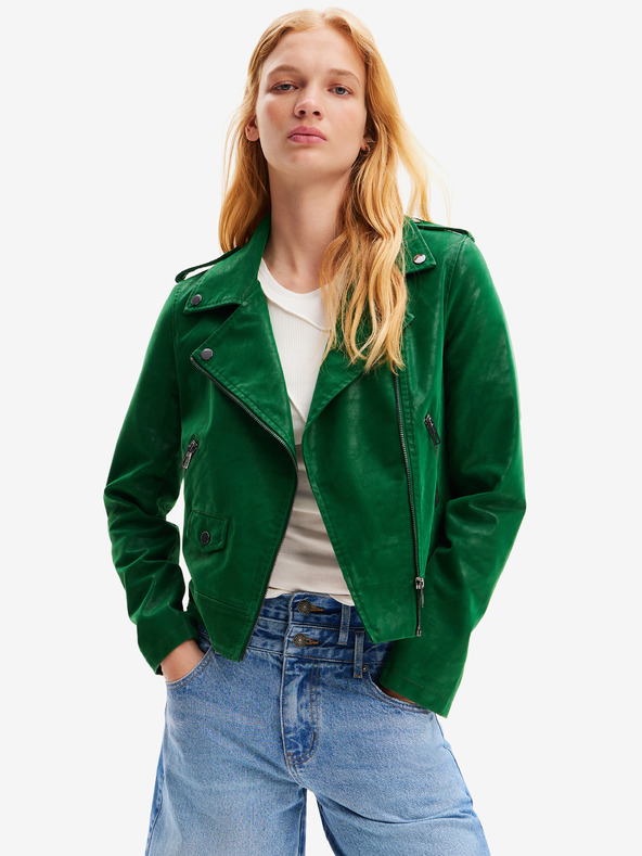Desigual Harry Jachetă Verde