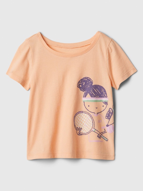 GAP Tricou pentru copii Portocaliu