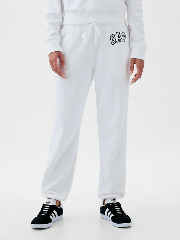GAP Pantaloni de trening Alb