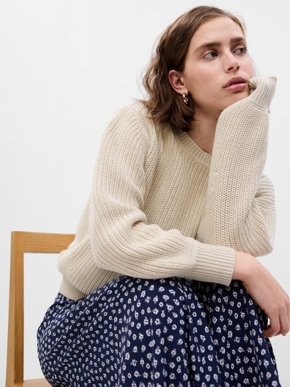 GAP Pulover Alb