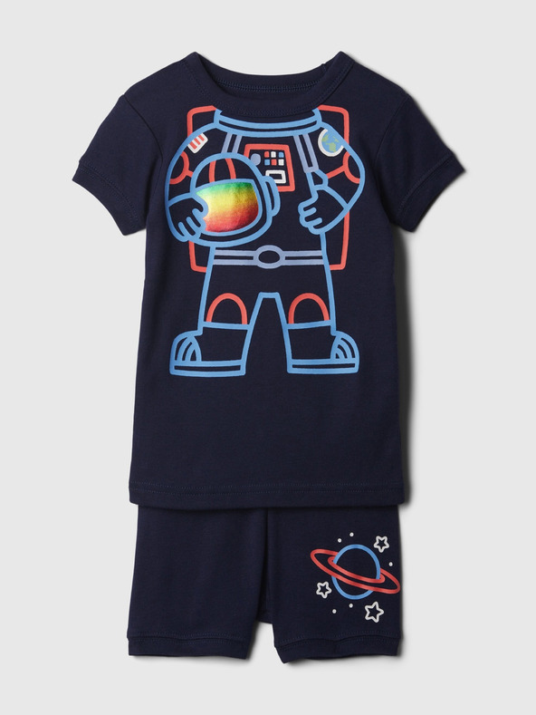 GAP Pijama din bumbac organic pentru copii GAP