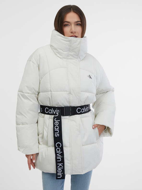 Calvin Klein Jeans Jacheta Alb
