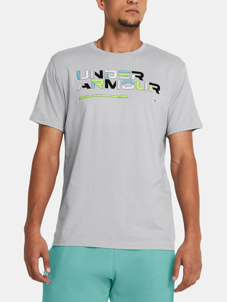 Under Armour UA Colorblock Wordmark SS Tricou