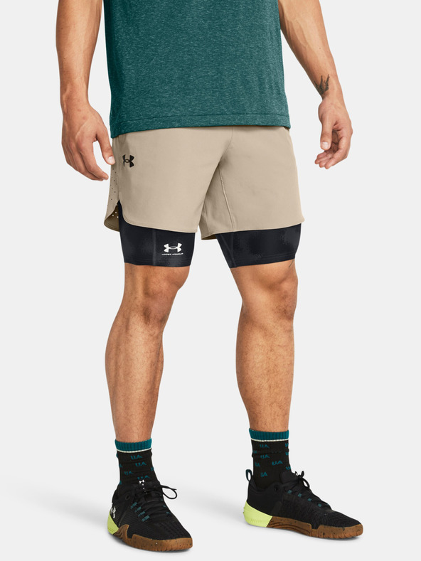 Under Armour UA Peak Woven Pantaloni scurți Maro