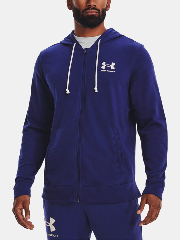 Under Armour UA Rival Terry LC FZ Hanorac Albastru