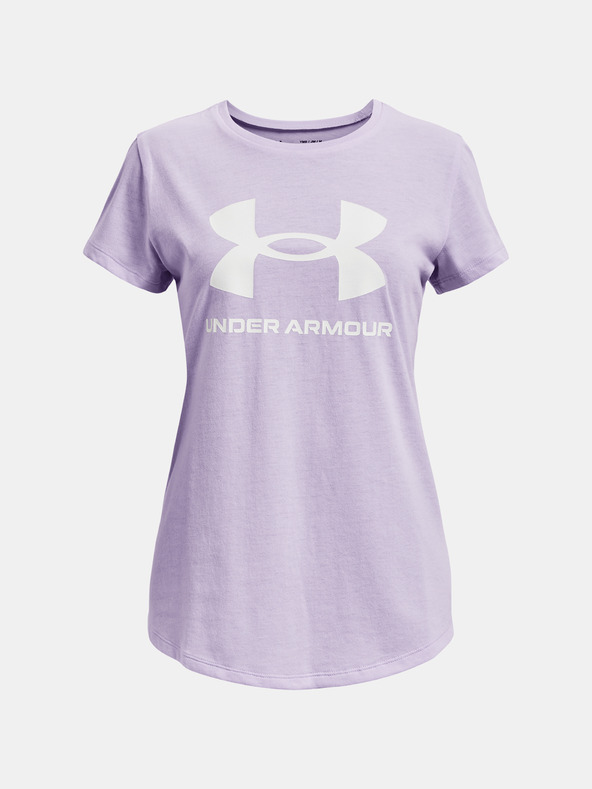 Under Armour UA G Sportstyle Logo SS Tricou pentru copii Violet