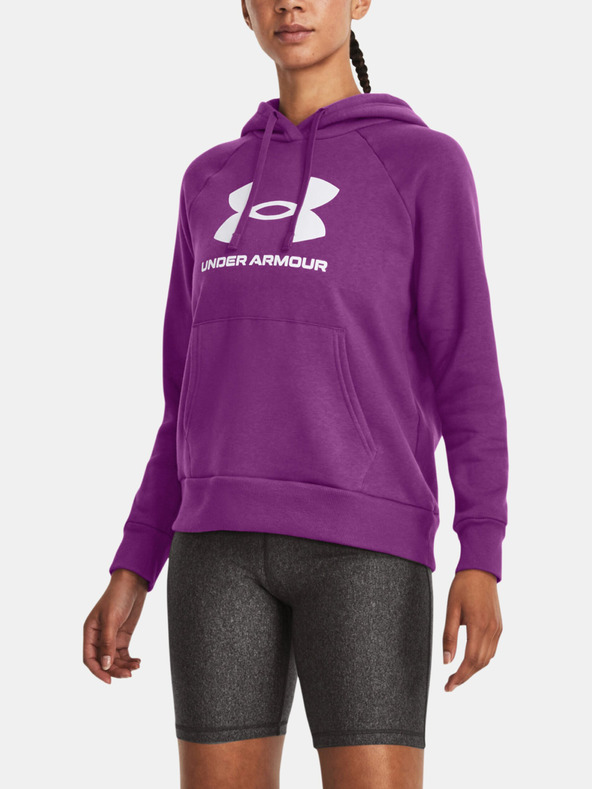 Under Armour UA Rival Fleece Big Logo Hdy Hanorac Violet