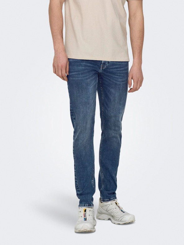 ONLY & SONS Warp Jeans Albastru