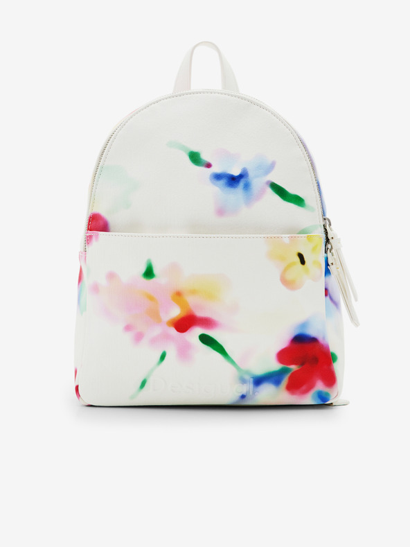 Desigual Liquidflower Mombasa Mini Rucsac Alb