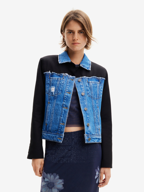 Desigual Wheeler Jachetă Albastru