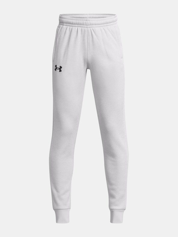 Under Armour UA Armour Fleece Pantaloni de trening pentru copii Gri
