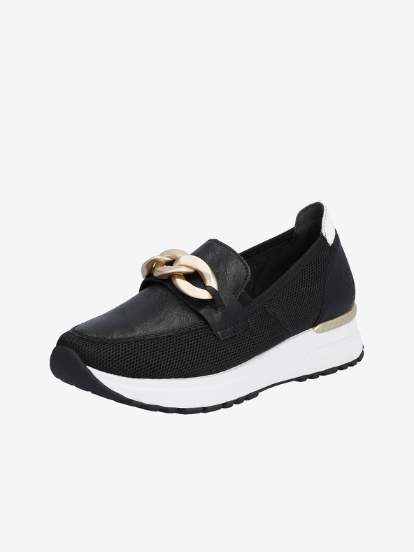 Rieker Mocasini Negru