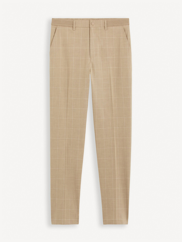 Celio Gocarreau Chino Pantaloni Bej