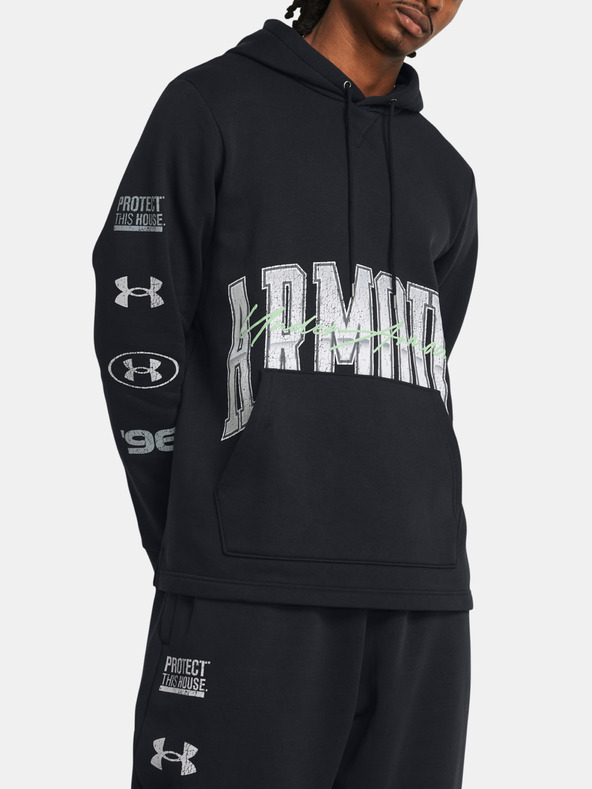 Under Armour UA Essential Flc Nov Hood Hanorac Negru