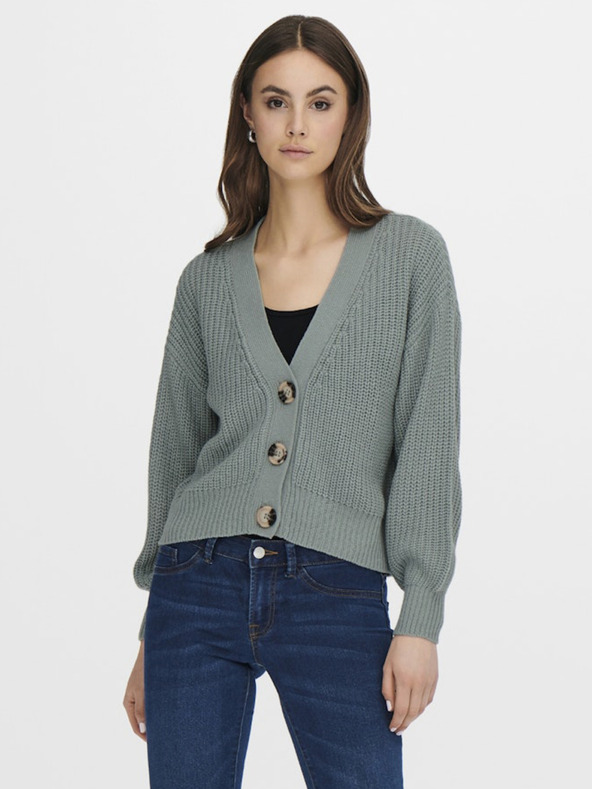 Jacqueline de Yong Justy Cardigan Verde