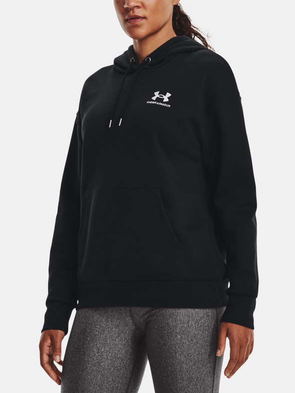 Under Armour Essential Fleece Hoodie Hanorac Negru