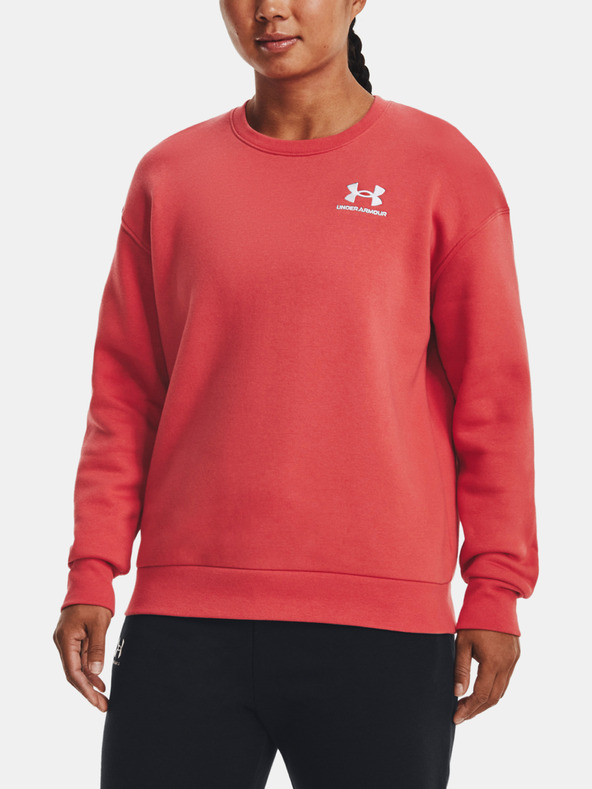 Under Armour Essential Fleece Crew Hanorac Roșu