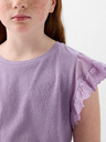 GAP Tricou model cu volane pentru copii GAP