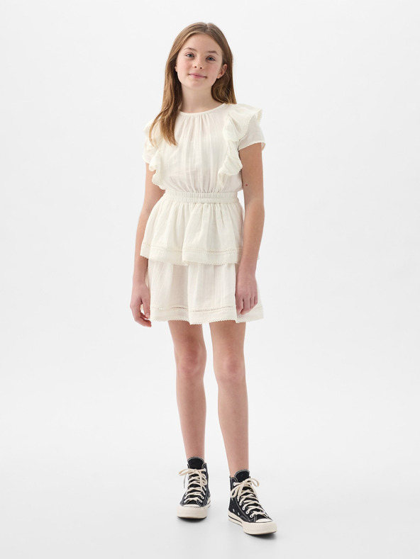 GAP Rochie pentru copii Alb