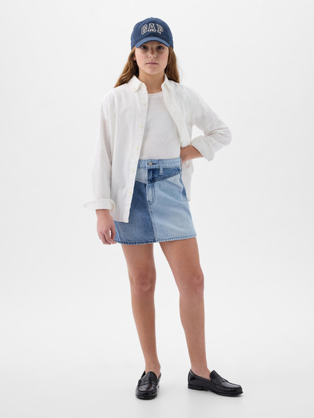 GAP Vestă denim pentru copii patchwork GAP