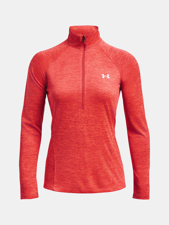 Under Armour Tech 1/2 Zip - Twist Tricou Roșu