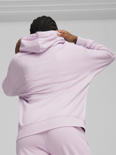 Puma Tricou Puma Power Hoodie TR alb și roz pentru femei