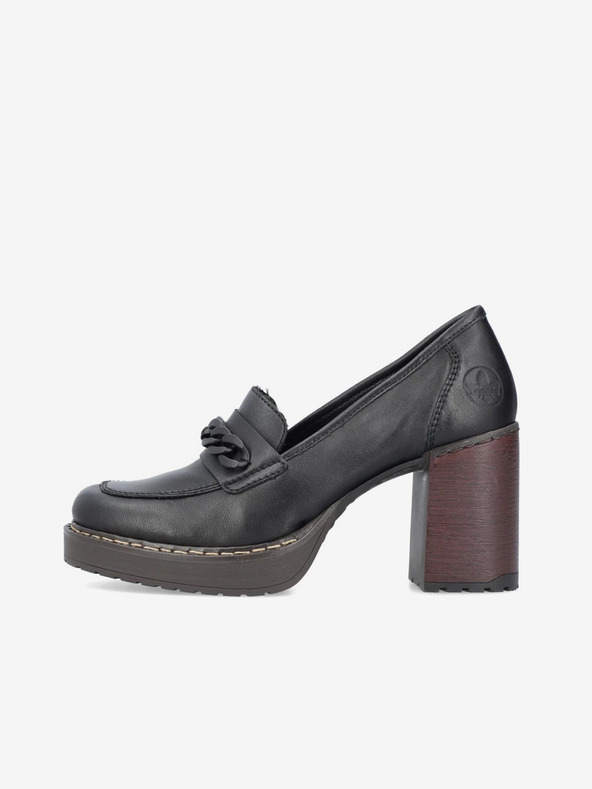 Rieker Mocasini Negru