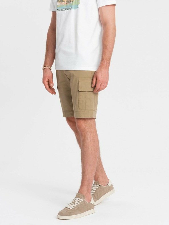 Ombre Clothing Pantaloni scurți Bej