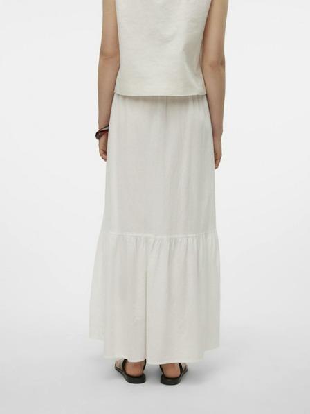 Vero Moda Fustă maxi albă pentru femei Vero Moda Pretty