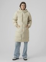 Vero Moda Palton matlasat de iarnă pentru femei crem VERO MODA Noe