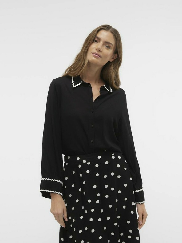 Vero Moda Bumpy Cămașă Negru