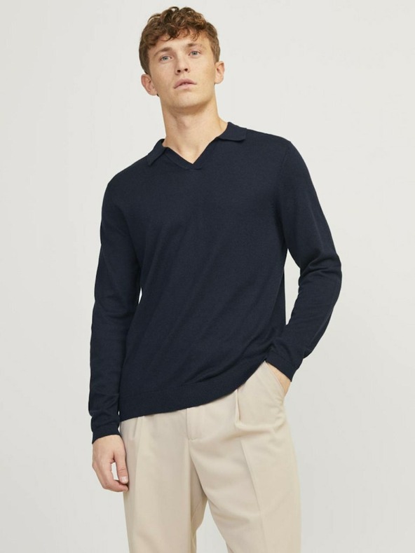 Jack & Jones Cigor Pulover Albastru