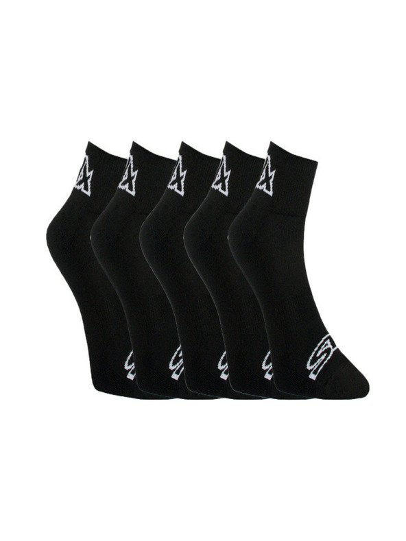 Styx Set de 5 perechi de șosete Negru