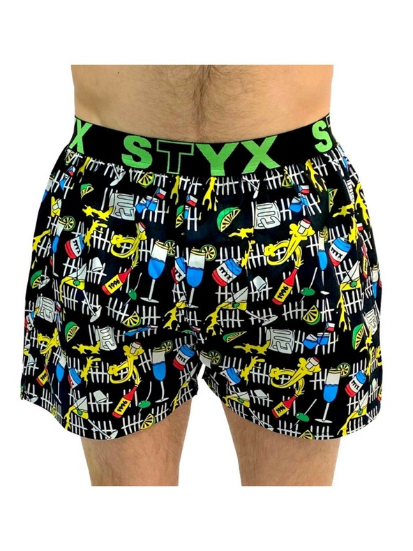 Styx Șort bărbătesc Negru