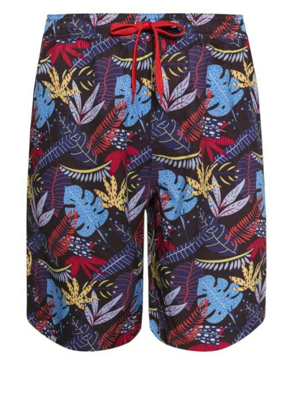 Dedoles Letní listy Costum de baie Albastru
