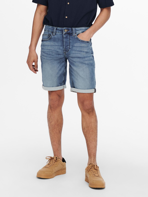 ONLY & SONS Spy Pantaloni scurți Albastru