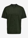 ONLY & SONS Tricou basic verde închis pentru bărbați ONLY & SONS Fred
