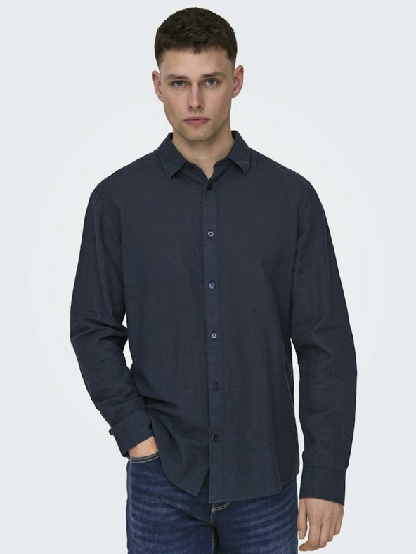 ONLY & SONS Caiden Cămașă Albastru