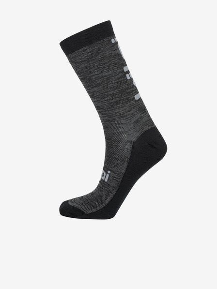 Kilpi Șosete sport unisex negre și gri Kilpi BORENY