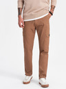 Ombre Clothing Pantaloni cargo bărbați maro Ombre Clothing