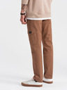 Ombre Clothing Pantaloni cargo bărbați maro Ombre Clothing
