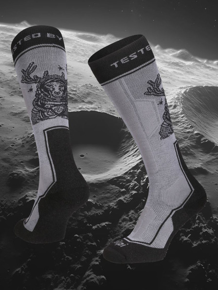Kilpi Șosete de schi unisex negre Kilpi LTD DESTIN-U