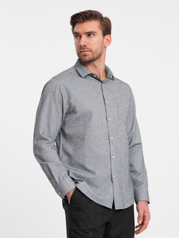 Ombre Clothing Cămașă Gri