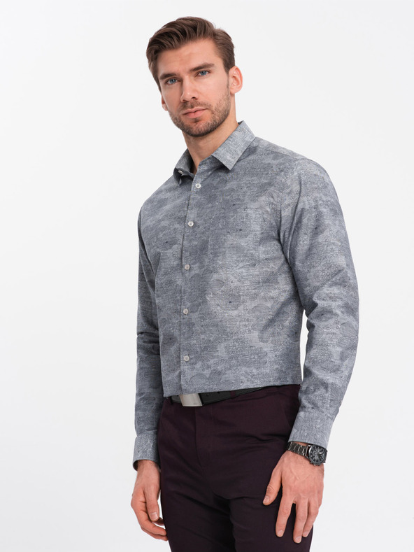 Ombre Clothing Cămașă Gri
