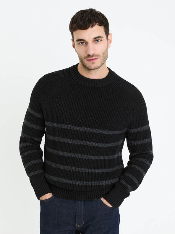 Celio Fepimpol Pulover Negru