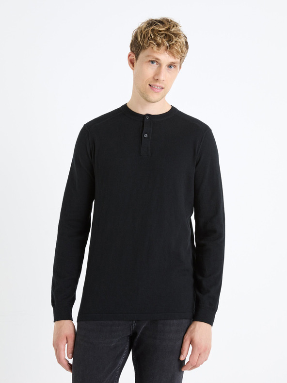 Celio Fepax Pulover Negru